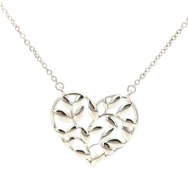 TIFFANY&Co.（ティファニー） 美品 オリーブリーフ ハートモチーフ