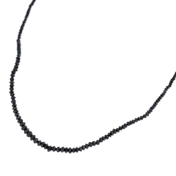 20ct/ブラック・ダイヤモンド ネックレス・ペンダント/K18WG/750-5.3g