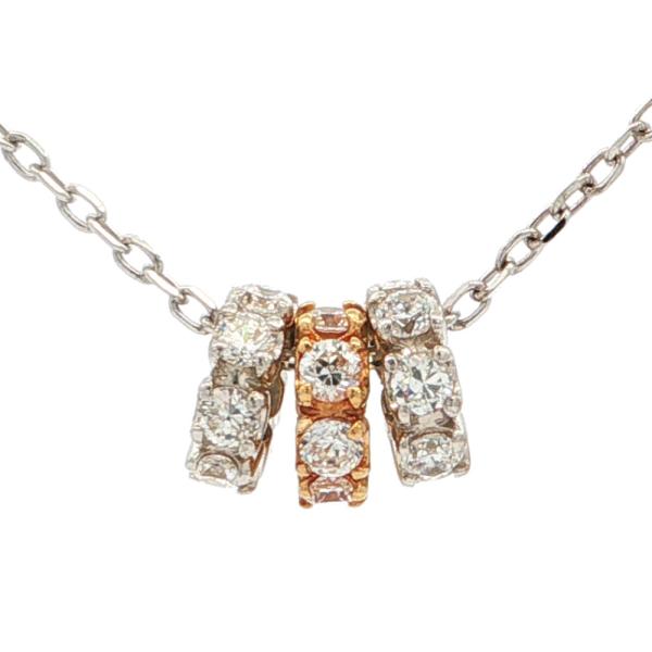 【未使用品】✨ミキモト K18 オパール　ダイヤモンド　ネックレス　ペンダント MIKIMOTO（ミキモト） ダイヤモンドネックレス ペンダント K18Y+W/750