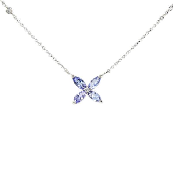 ヴァンドーム青山 フラワー 4Pタンザナイト ダイヤモンド