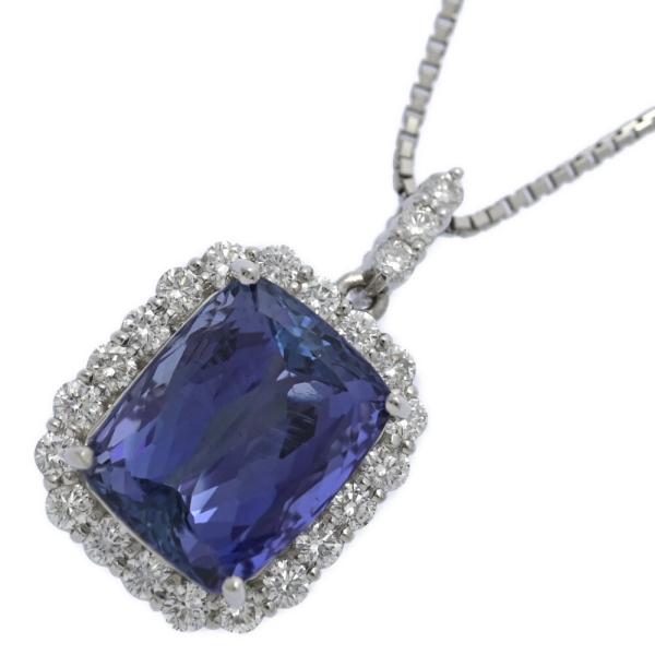 タンザナイト1.26カラット ダイアモンド0.31カラットネックレストップ TA8.11ct 0.78ct 希少 大粒 カラーチェンジ タンザナイト ダイヤモンド