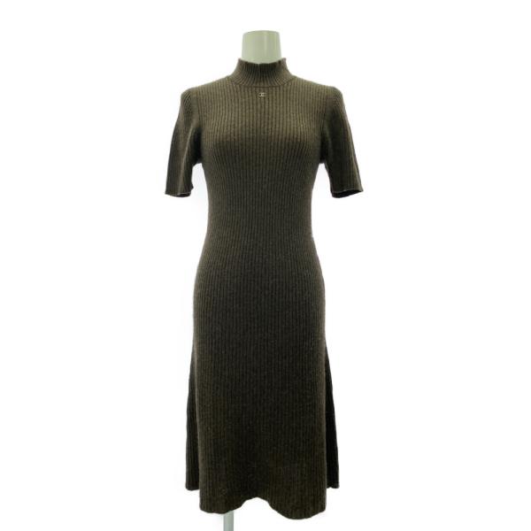 美品 CHANEL シャネル ドッキングワンピース ヴィンテージ　ココマーク rfstore_odra0863l