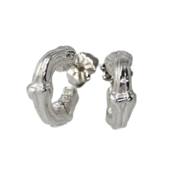 TIFFANY&Co. ティファニー バンブー/ボーン フープピアス/Sv925-5.8g