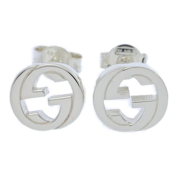 GUCCI グッチ GGロゴ・ペア スタッド ピアス/Sv925-3.4g GUCCI グッチ GGロゴ・ペア スタッド ピアス/Sv925-3.4g