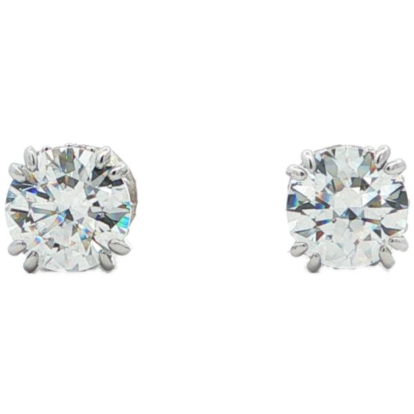 SWAROVSKI スワロフスキー Stilla スタッド キュービックジルコニア ピアス 合金 メッキ-1.4g 5636712 シルバー /h260613/617251