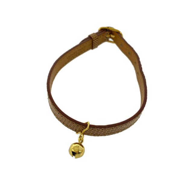 HERMES エルメス 猫用 首輪 リザード ブラウン ゴールド 楽天市場】エルメス猫首輪の通販