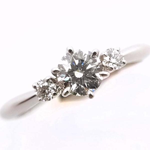 MIKIMOTO（ミキモト） シンプル 3P・ダイヤモンド・ダイヤモンドリング