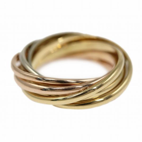 【Cartie/カルティエ】７連トリニティリング♯56 Cartier カルティエ トリニティ7連リング 指輪 750(K18PG/YG/WG