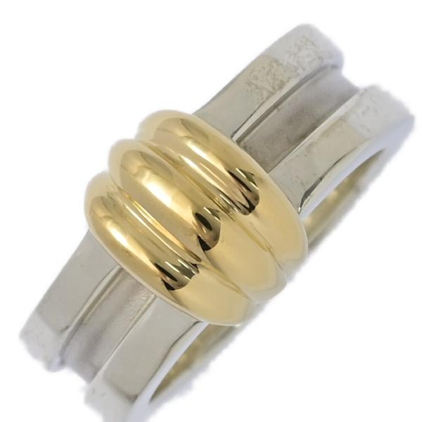 マ*ラ様 ティファニー グルーブドウィズ リング 13号 コンビ K18 SV9 TIFFANY&Co.（ティファニー） グルーブドウィズ リング・指輪/Sv925