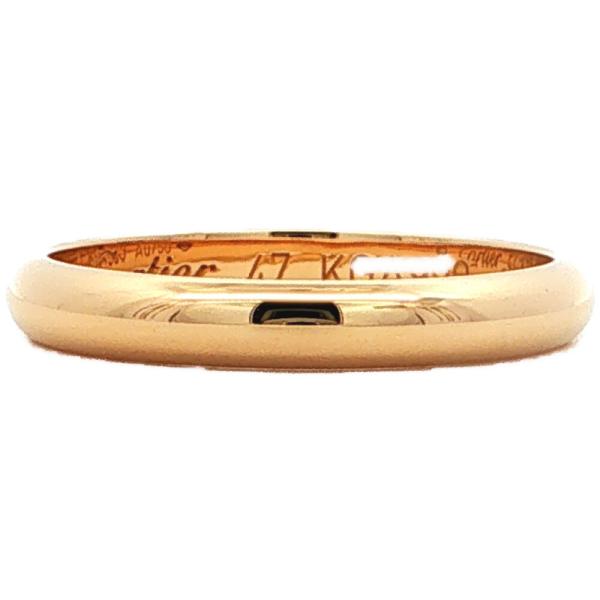 Cartier カルティエ ウェディングバンドリング 指輪 K18YG/750-1.9g 7号 #47 イエローゴールド /h260608/615946