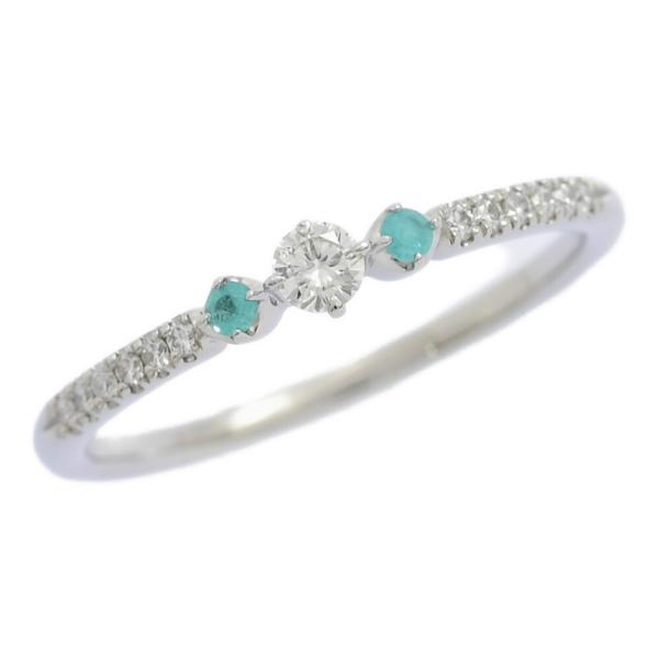 スタージュエリー Pt950 ダイヤモンドリング　パライバトルマリンリング スタージュエリー Pt950 パライバトルマリン ダイヤ リング