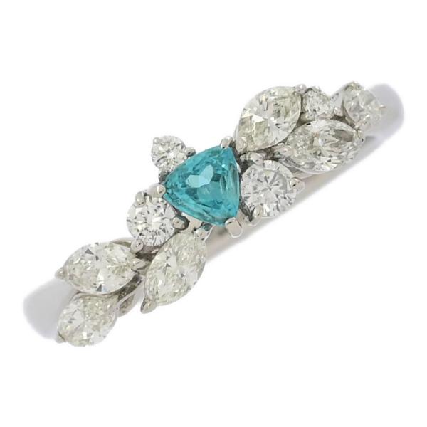 PT0.17ct/FD:0.66ct/パライバトルマリン・ダイヤモンドリング・指輪