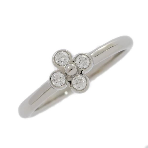 ティファニー フラワーレース 4P ダイヤ ダイヤリング Pt950 TIFFANY&Co. TIFFANY ＆ Co. ティファニー フラワーレース