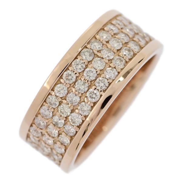 1ct/ハーフエタニティセッティング・ダイヤモンド リング・指輪/K18PG