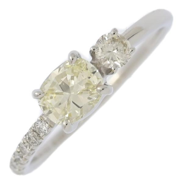 0.52ct/FD:0.16ct/イエローダイヤモンド ダイヤモンド リング