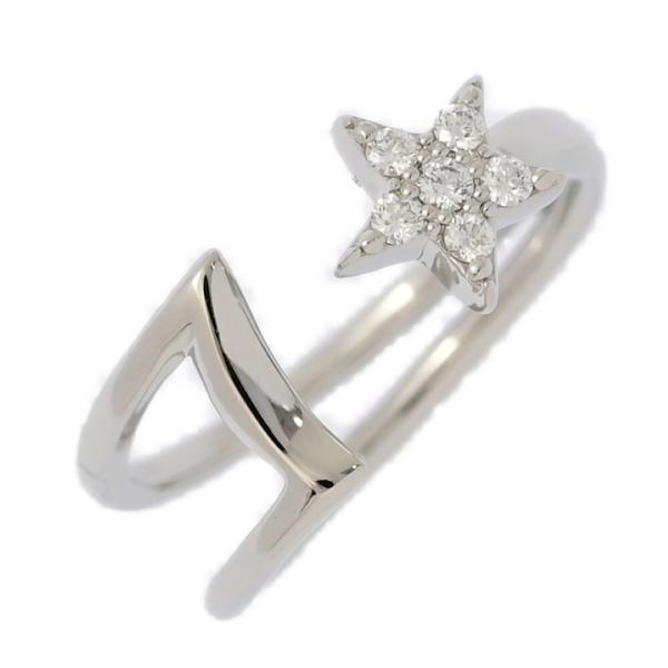 シルバー スターモチーフ ダイヤモンドリング 0.05ct/STAR JEWELRY スタージュエリー スター・ピンキー スター