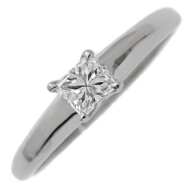 0.317ct/和光 プリンセスシェイプ ダイヤモンド リング・指輪/Pt900