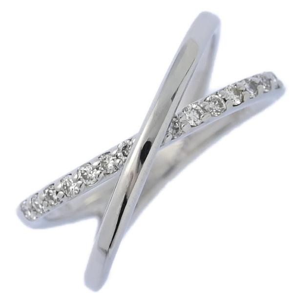 スタージュエリー　K10 PG　ダイヤモンド　ミル打ち　ピンキー　リング　1号 0.11ct スタージュエリー ダイヤモンド ピンキー リング 指輪 K18WG