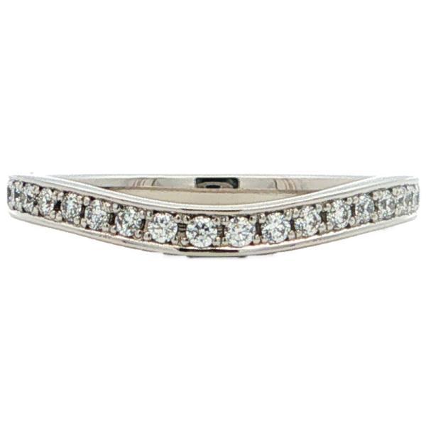 0.15ct 3/4スリークォーターエタニティ ダイヤモンドリング 指輪 Pt950