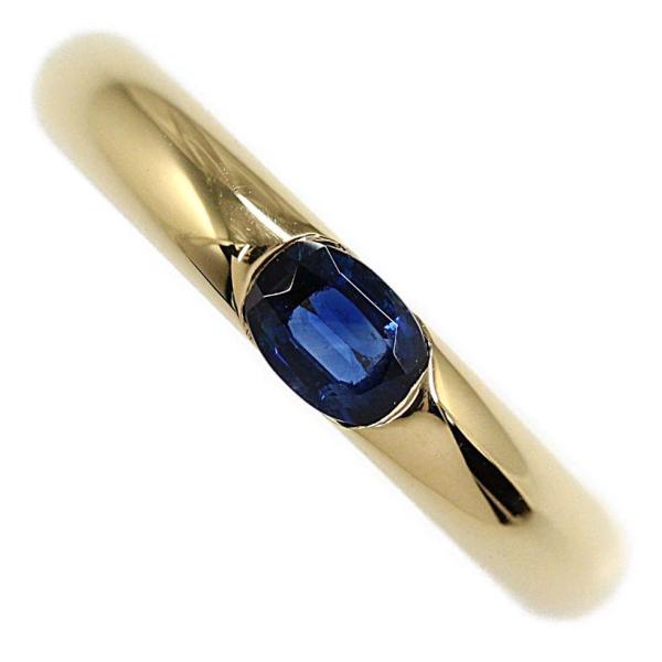 カルティエ　エリプスリング サファイア　サイズ59 Cartier カルティエ エリプス リング サファイア K18YG #53 約13
