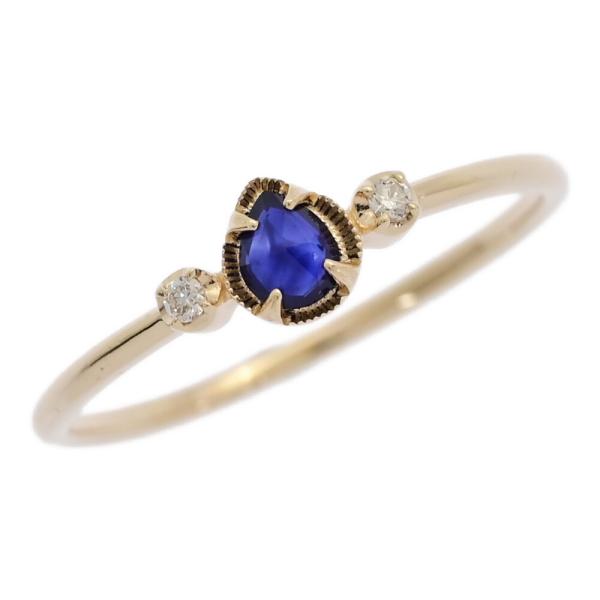 agete（アガット） FD:0.02ct/agete サファイア ダイヤモンド リング