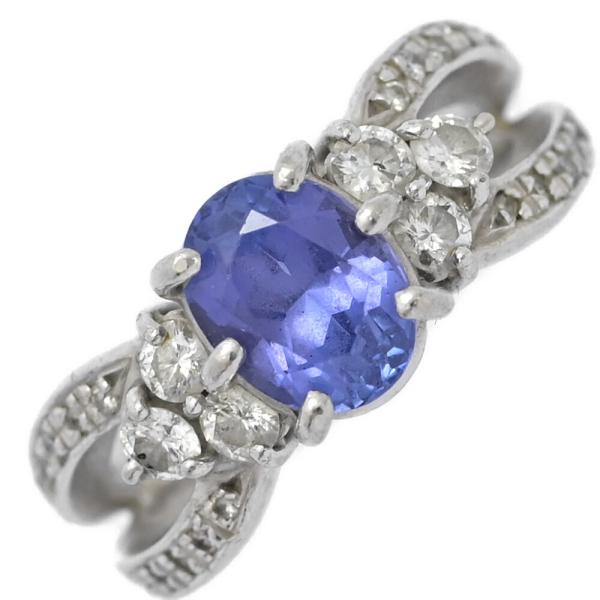 TA1.59ct/FD:0.52ct/タンザナイト 1P・ダイヤモンド リング・指輪