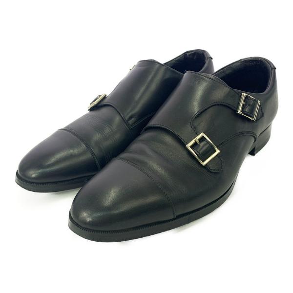 三陽山長　ダブルモンク　ブラック　サイズ8 三陽山長 ダブルモンク ブラック サイズ8 公式】三陽山長(サンヨウヤマ