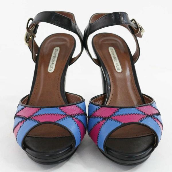 ストロベリーフィールズ ストラップサンダル靴 3960 24 1 2 ブルー