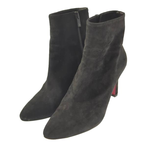 美品ルブタンスエードショートブーツ Christian Louboutin クリスチャンルブタン スエード ヒール