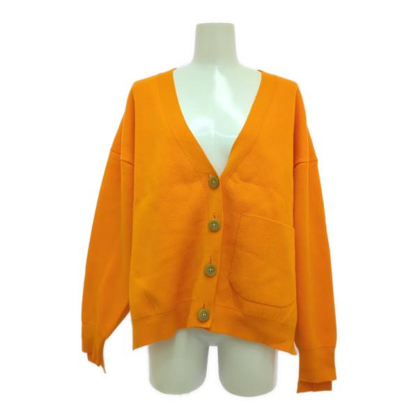 ナゴンスタンス　vネックカーディガン　オレンジ ナゴンスタンス vネックカーディガン オレンジ 【公式通販】