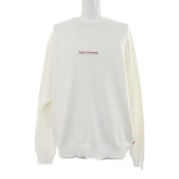 Supreme 超美品・シュプリーム 19SS Fuck Everybody Sweater Supreme 超美品・シュプリーム 19SS Fuck Everybody Sweater