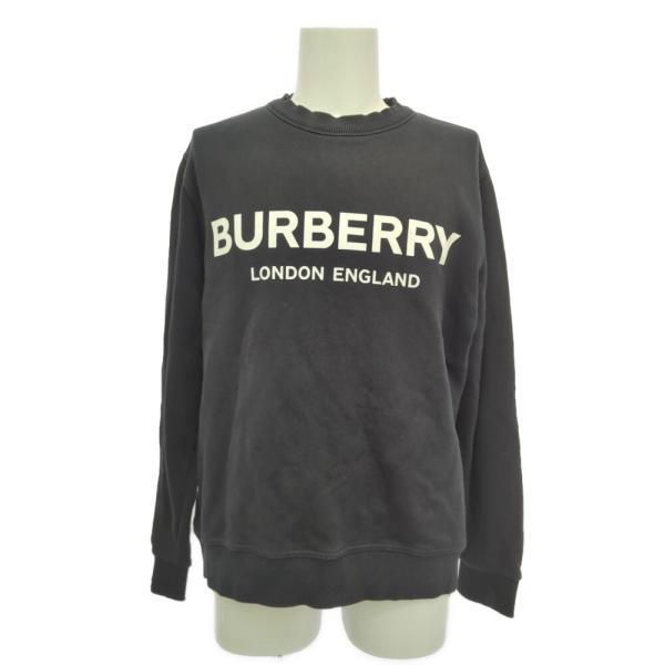 BURBERRY【超美品】MパーカートレーナーM BURBERRY バーバリー ビッグ ロゴプリント スウェット・パーカー