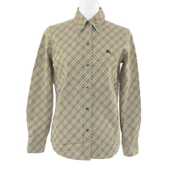 LA6610 バーバリーブルーレーベル 長袖カットソー ベージュウール 38 中古・古着通販】BURBERRY BLUE LABEL (バーバリーブルー