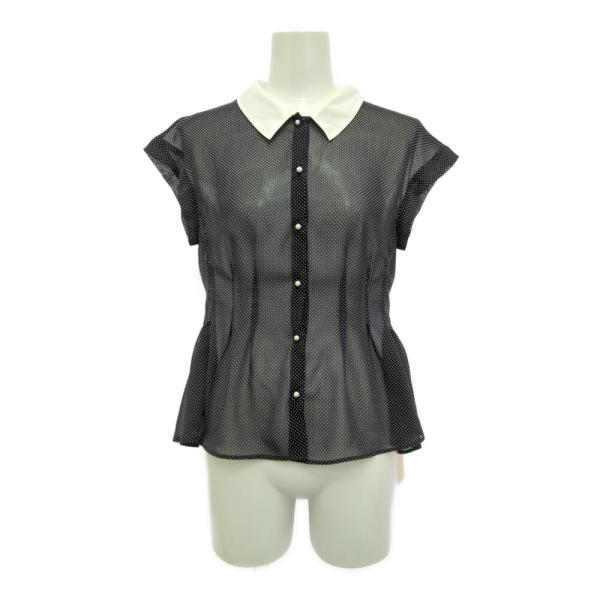 Maglie le cassetto マーリエルカセット 衿配色シアードット