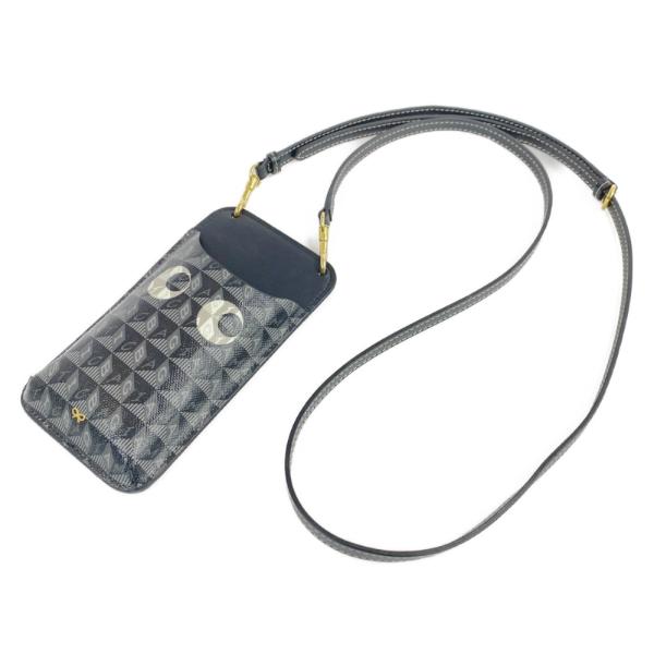 アニヤハインドマーチ Phone Pouch on Strap Eyes l am a・ショルダー