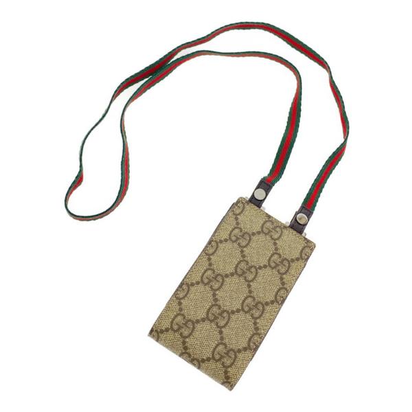 GUCCI グッチ GGプラス・ウェブラインネックポーチ 小物入れ/125848  