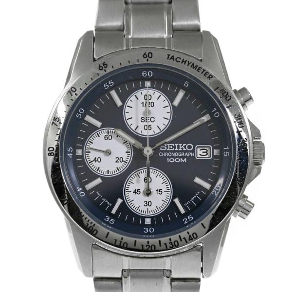 SEIKO（セイコー） クロノグラフ クォーツ時計/7T92-0DW0/シルバー