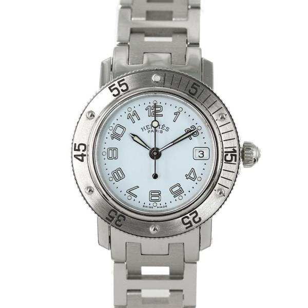HERMES エルメス クリッパー クォーツ 腕時計/-56.6g/CL5.210