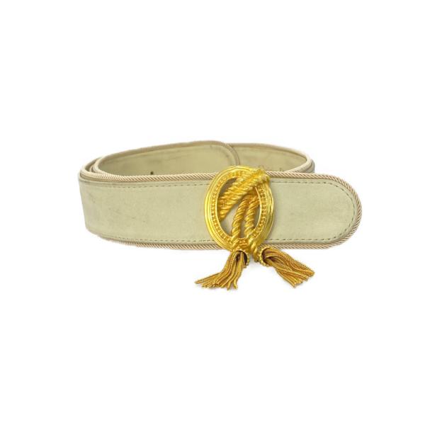 【美品】Christian Dior ベージュ ベルト DIOR | 30 Montaigne リバーシブルベルト 20mm スムースカーフスキン