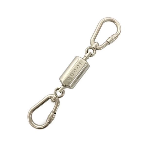 GUCCI グッチ オールドグッチ ロゴ カラビナ キーリング GUCCI グッチ オールドグッチ ロゴ カラビナ キーリング