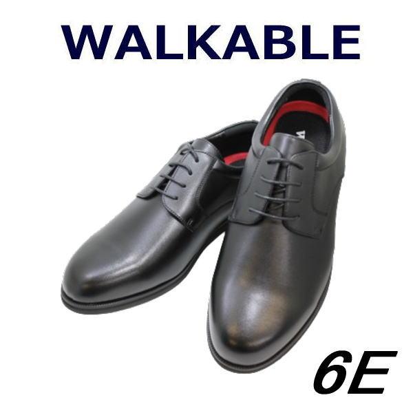 ビジネスシューズ メンズ 6e WALKABLE 靴 幅広 甲高 ウォーカブル 2091 