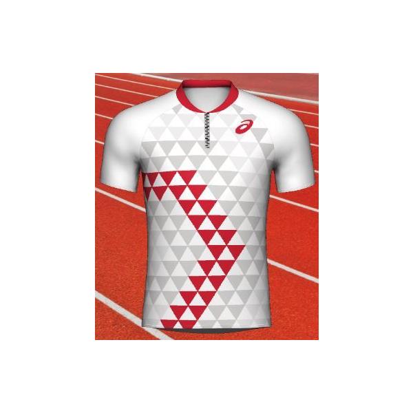 ASICS アシックス プリントオーダーコンポ受注生産 レーシングジップ