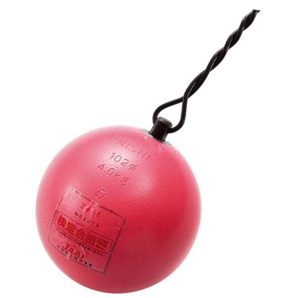 ニシスポーツ ハンマー（女子用）スチール4.000kg  NF210