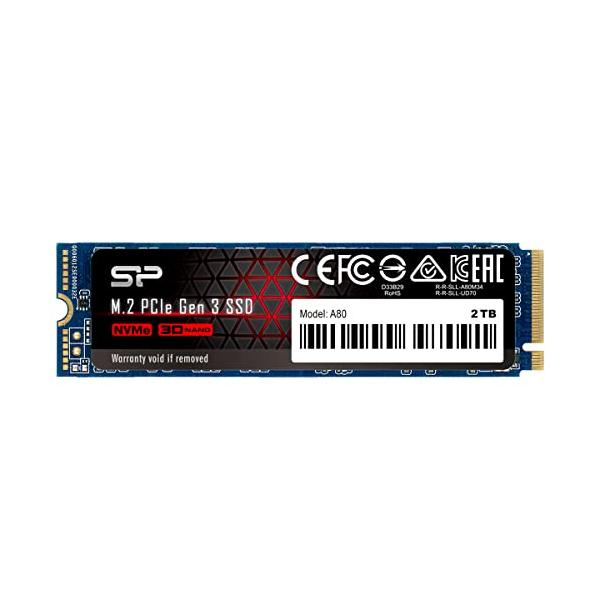 第1位獲得！】 シリコンパワー SSD 256GB 3D TLC NAND M.2 2280 PCIe3.0×4 NVMe1.3 P34A60シリーズ  5年 S