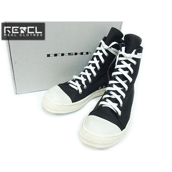 DRKSHDW/ダークシャドウ(Rick Owens/リックオウエンス) RAMONES SNEAKER/ラモーンズスニーカー/DU4800/T09  42【リアクロ】【モード】【カジュアル】