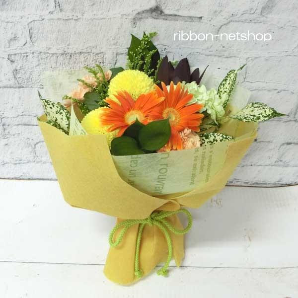 10月限定 生花 花束 誕生日に贈る ピンポンマムと季節のお花のブーケ イエロー系 Fl 10gt 1 Fl 10gt 1 リボンネットショップ 通販 Yahoo ショッピング