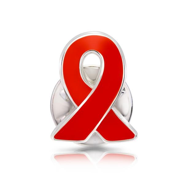 バッジthe body shop レッドリボン