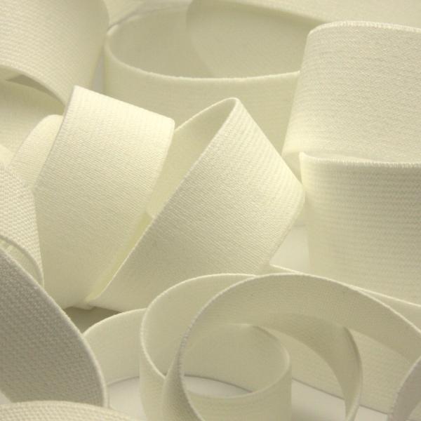 【商品スペック】　販売単位： 9.14メートル巻　幅： 20mm（許容誤差+2.5mm）　材質： ポリエステル90% ポリウレタン10%　厚み： 1.3mm　伸度： 130%　手触り： 滑らかで心地よく、シッカリ感もありながら程よいやわらか...