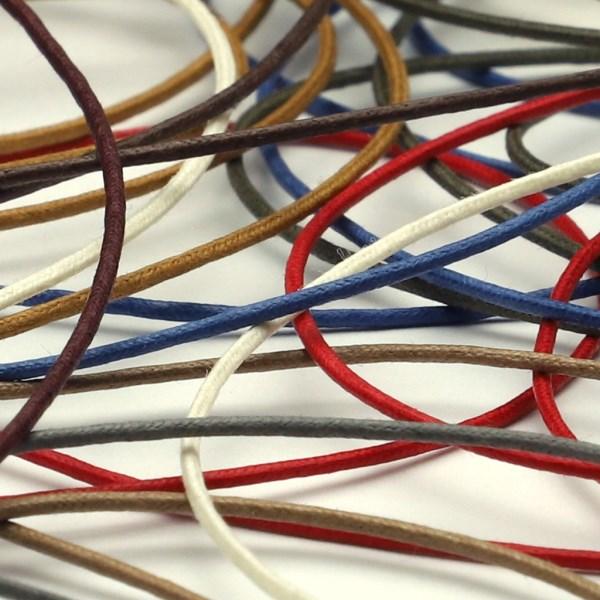 【商品スペック】　販売単位： 75メートル巻　幅： 約1mm　材質： コットン100%　厚み： 1.0mm　メーカー： 木馬（MOKUBA）【バリエーション】　2サイズ（約1mm、約1.3mm）、全16色をご用意【お届け目安】　お急ぎ出荷に...