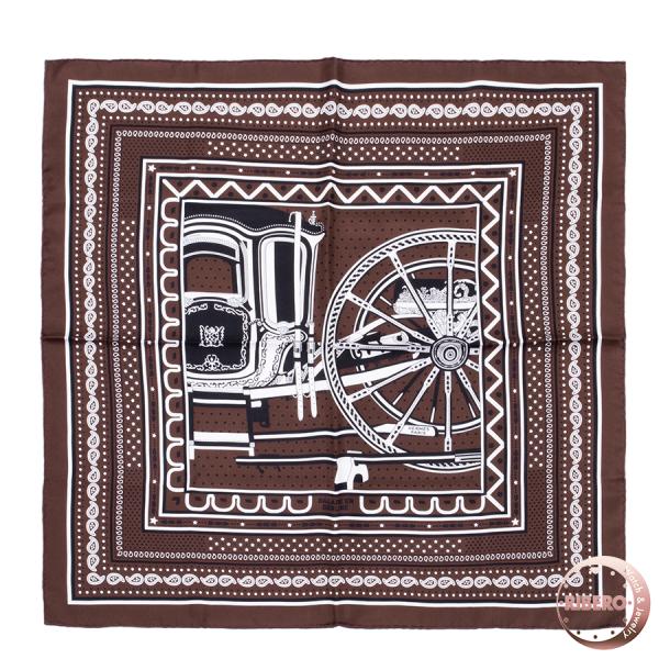 HERMES エルメス カレ70 Balade en Berline Bandana ベルリンヌ馬車に